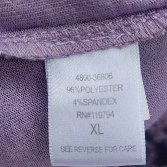 One World Longsleeve Purple/Pink Top XL - Picture 5 of 9